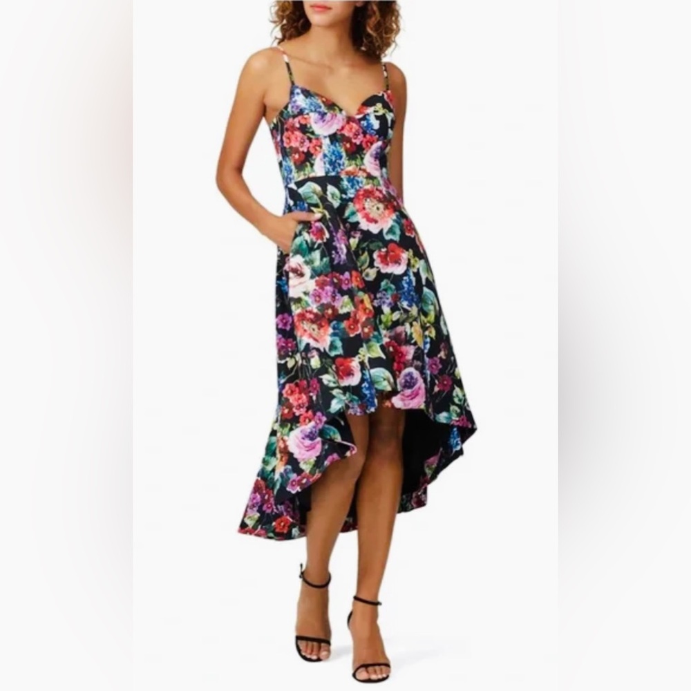 Aidan Mattox Floral Multicolor Women's Dress Size 12